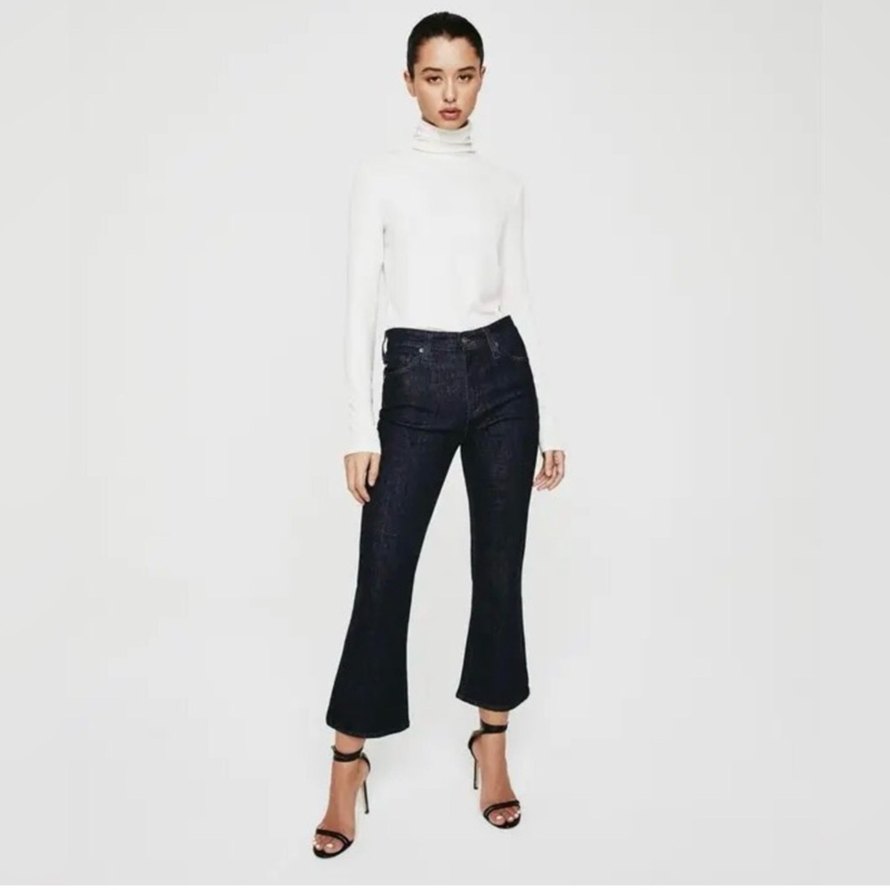 AG Quinne Crop Flare Jeans , Kingsbury , Sz 26